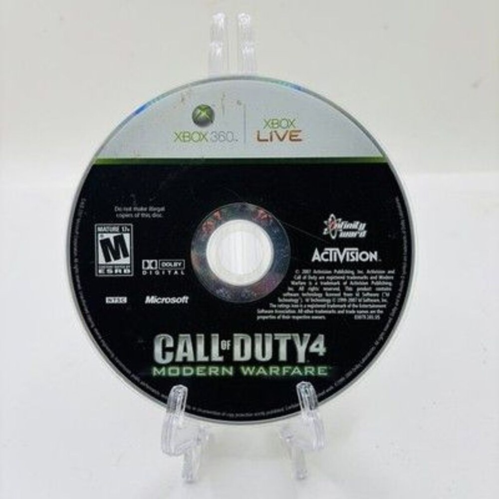 Call of Duty 4 Modern Warfare (Microsoft Xbox 360, Activision Infinity Ward)